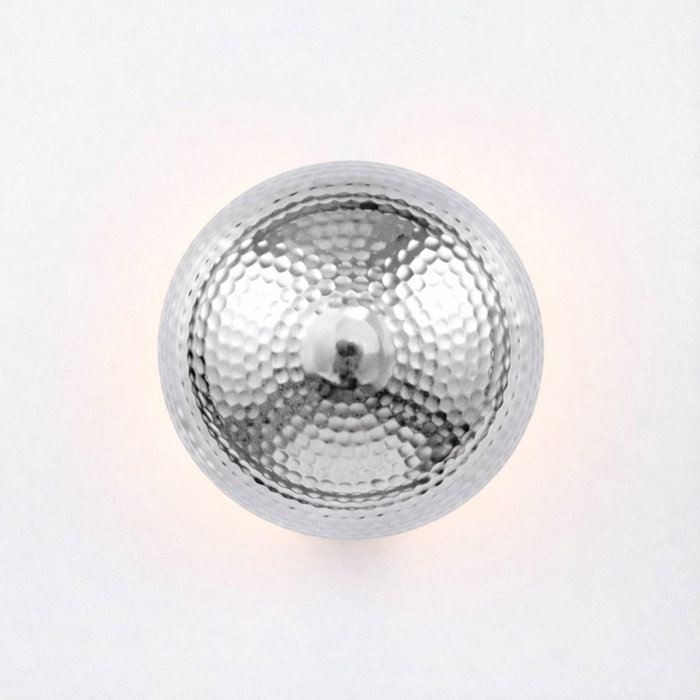 Opviq Lámpara de Pared de Metal Cromo